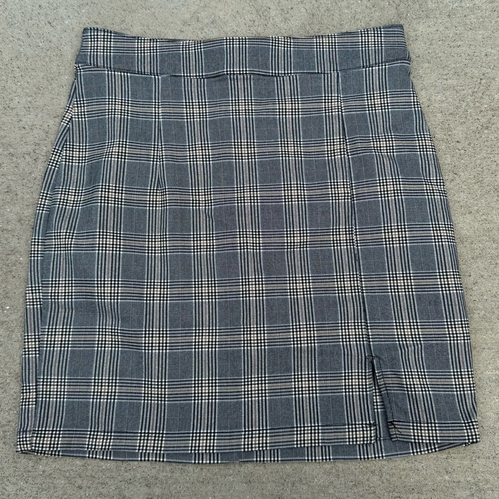 Plaid mini skirt Size: S